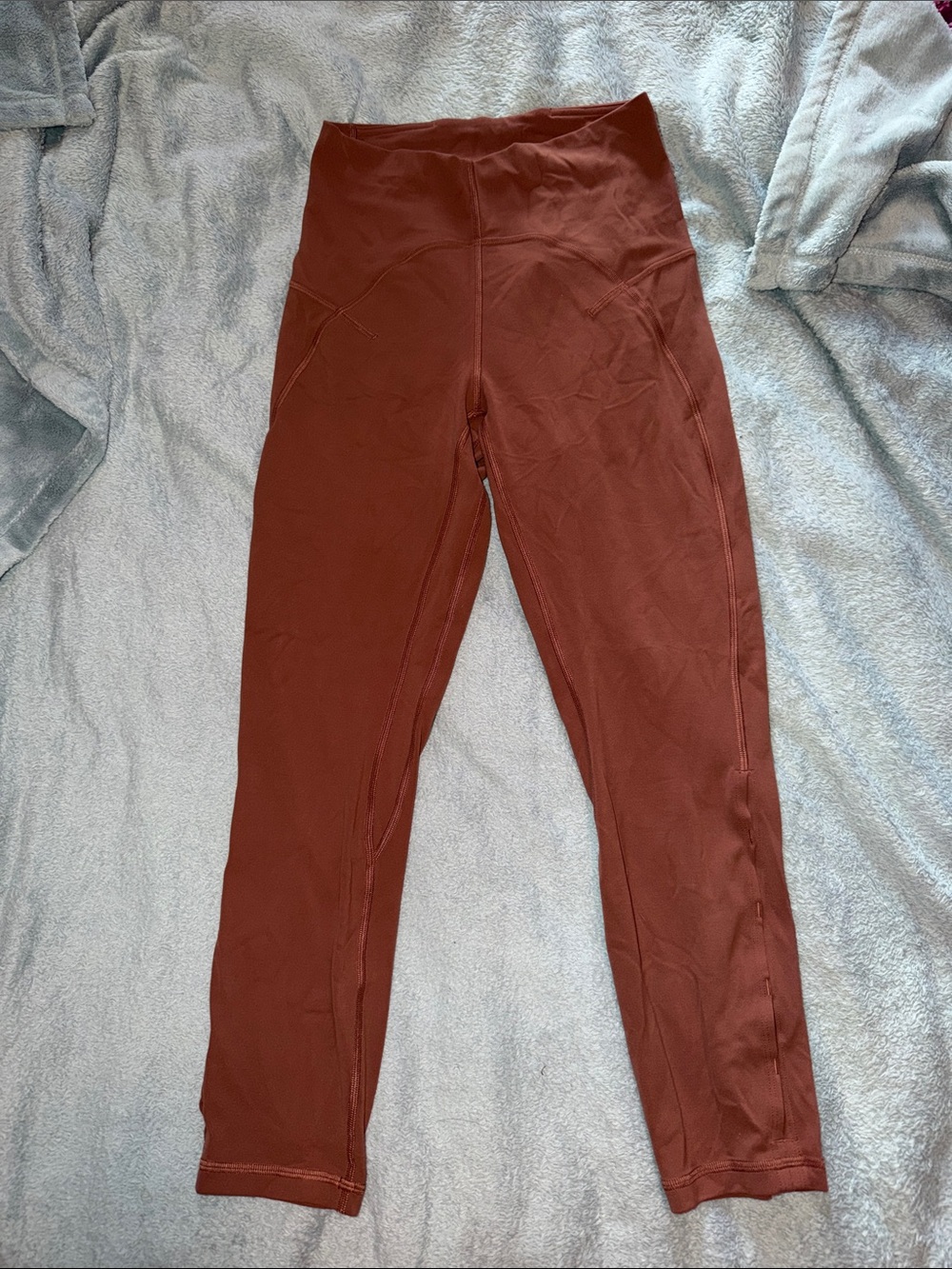 lululemon athletica High-Waist Leggings - Rust Brown